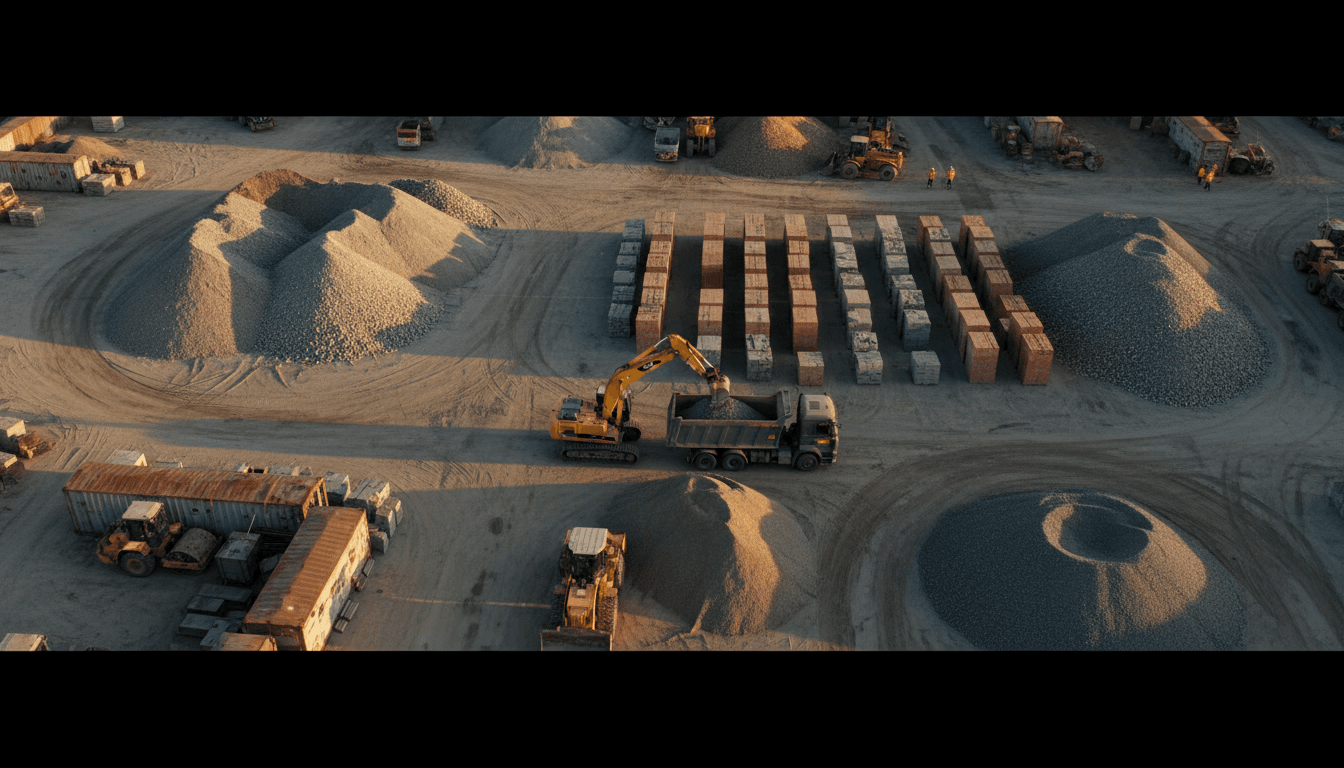 Compacting gravel for a stable base